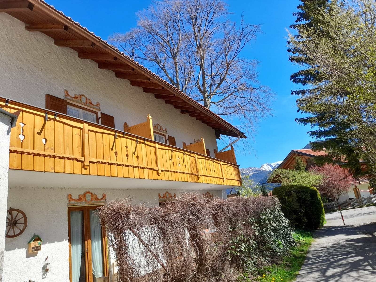 Outside view with balcony